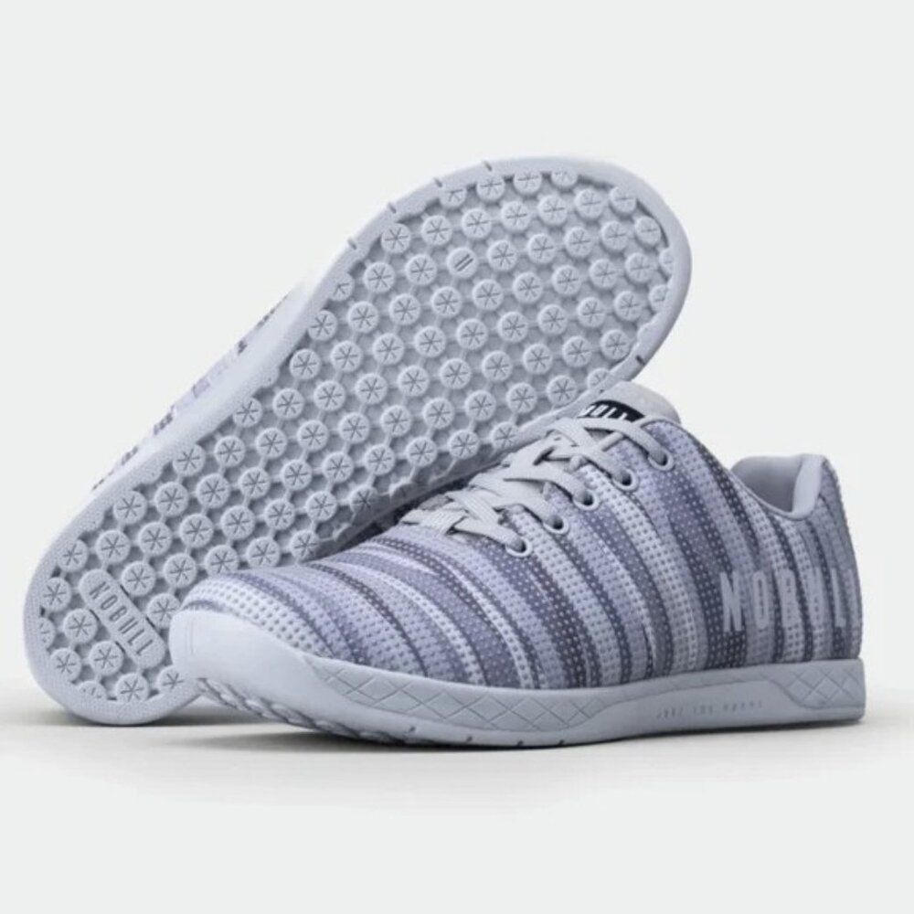 Nobull Ice Burst Light Grey Trainer Shoes Men's Size 9.5